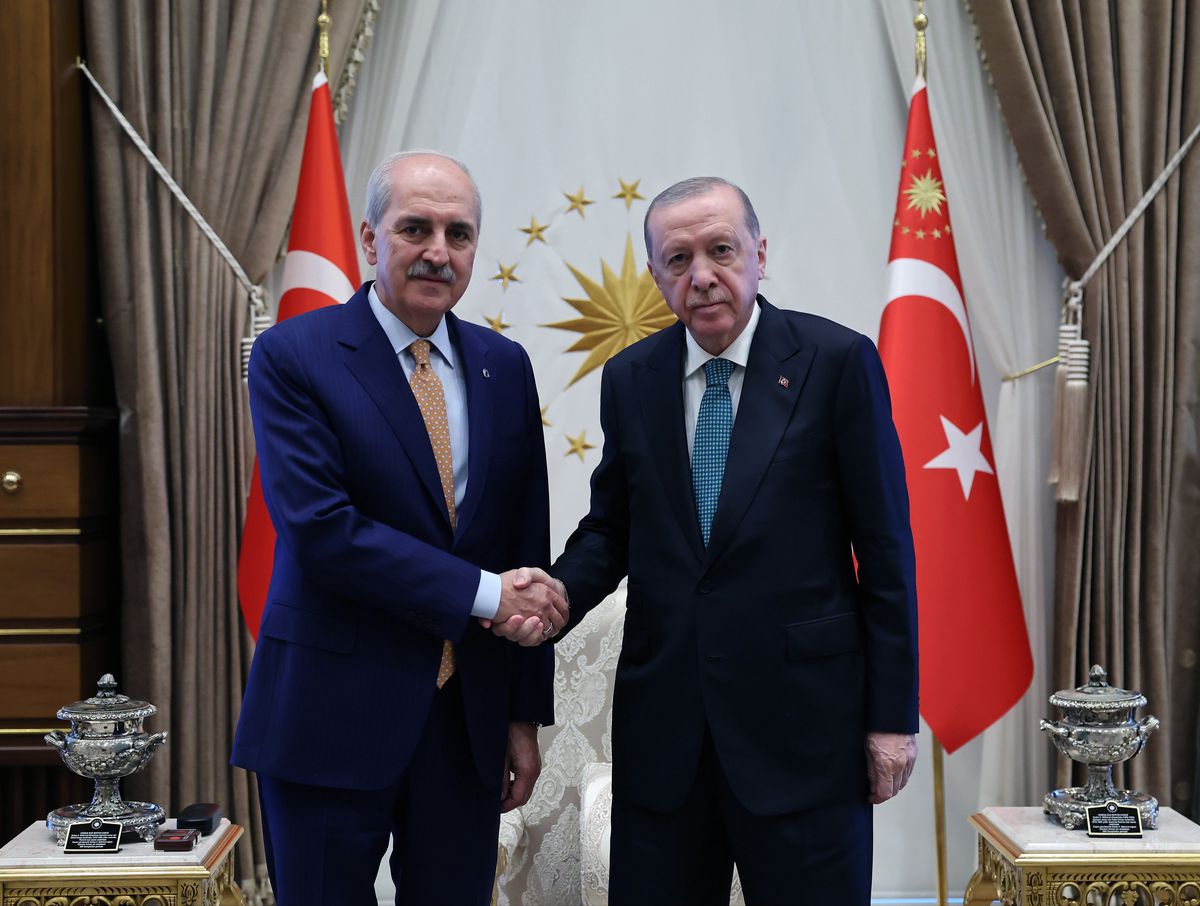 Erdoğan, Kurtulmuş’u kabul etti