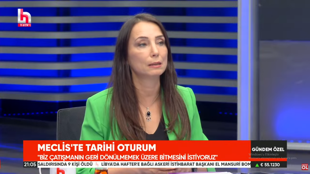 Çerçeve yasa sonrası DEM Parti Eş Genel Başkanı Hatimoğulları ilk kez Halk TV’de