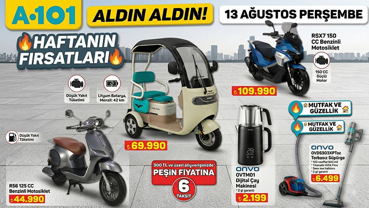 A101 katalog aktüel Aldın Aldın indirim afişinde neler var?