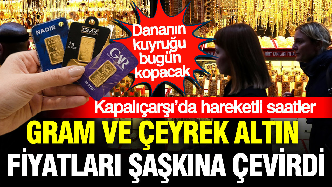 Kapalıçarşı altın fiyatları bugün ne kadar? Gram altın, çeyrek altın kaç TL oldu? (19 Ağustos)